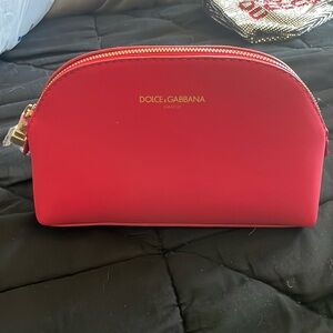 Dolce & Gabbana Makeup Bag with lipstick zipper pull